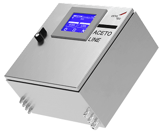 Picture of the acetoline alcohol and acidity measurement
